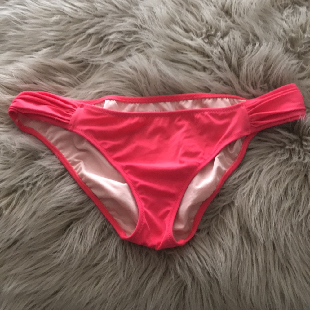 ❤️3X20 VICTORIAS SECRET Women Low Rise Hipster Fuchsia Bikini Bottom | M